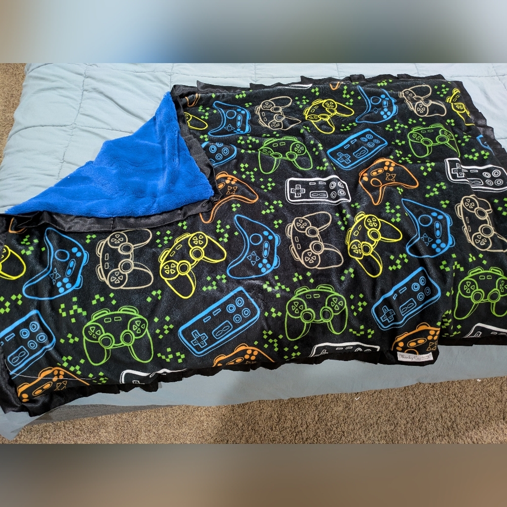 Minky Couture Game Day Blanket